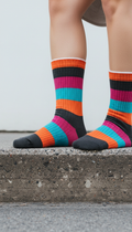Tangerine Pop Crew Sock